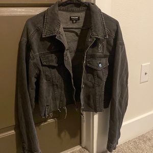 Denim Crop top Playboy jacket